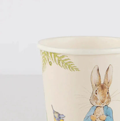 Peter Rabbit in the garland cups by meri meri