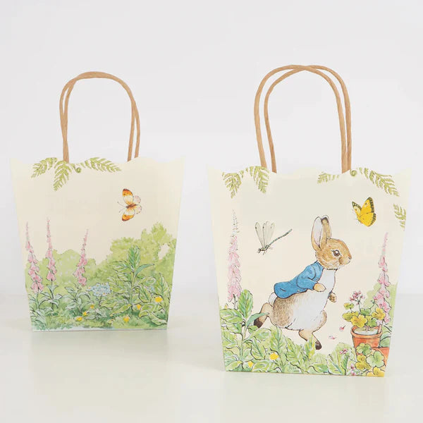Peter Rabbit Patterned Bag PETER RABBIT IN THE GARDEN PARTY BAGS BY MERI MERI – CONFETTIMYPARTY
