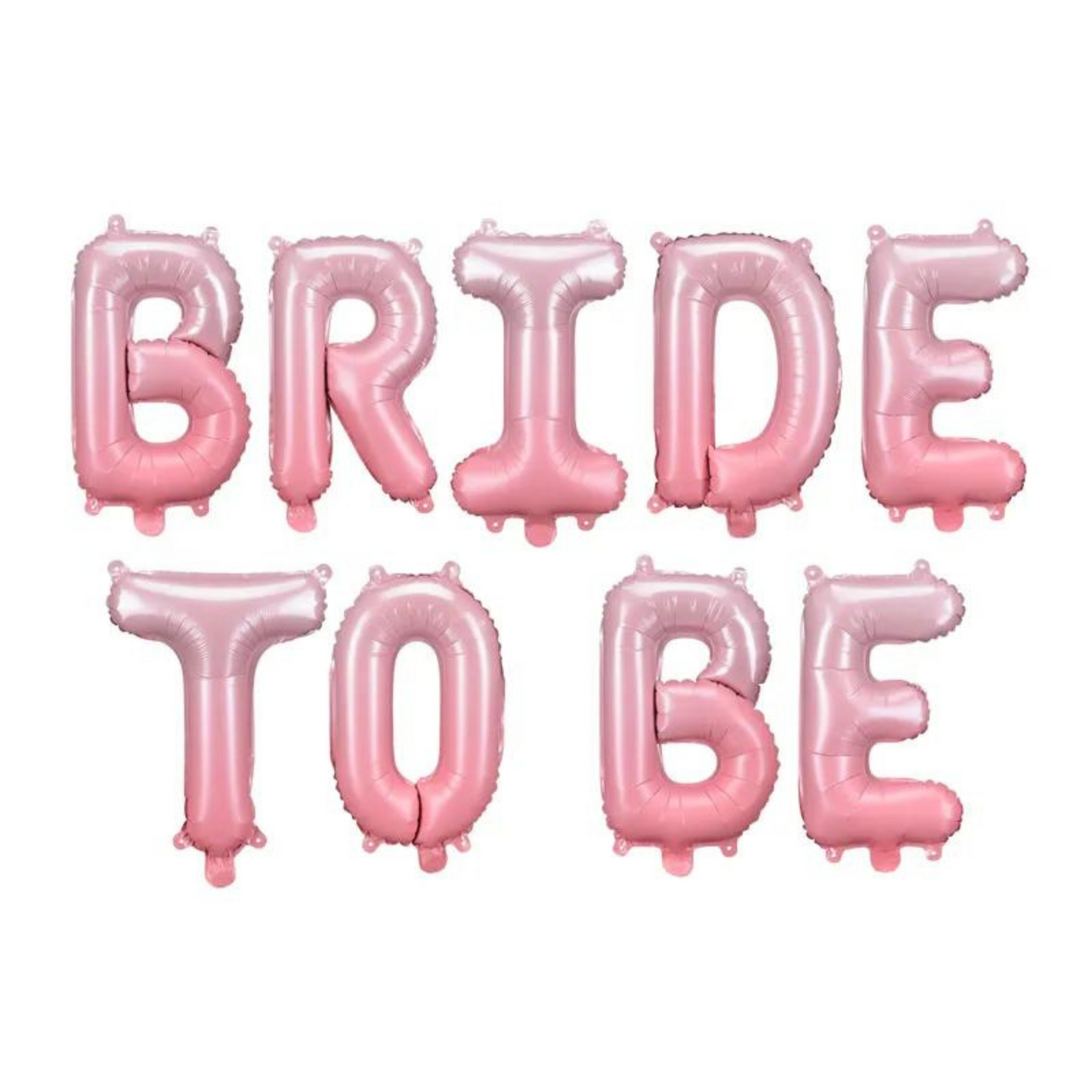 PINK OMBRE BRIDE-TO-BE BALLOON BANNER