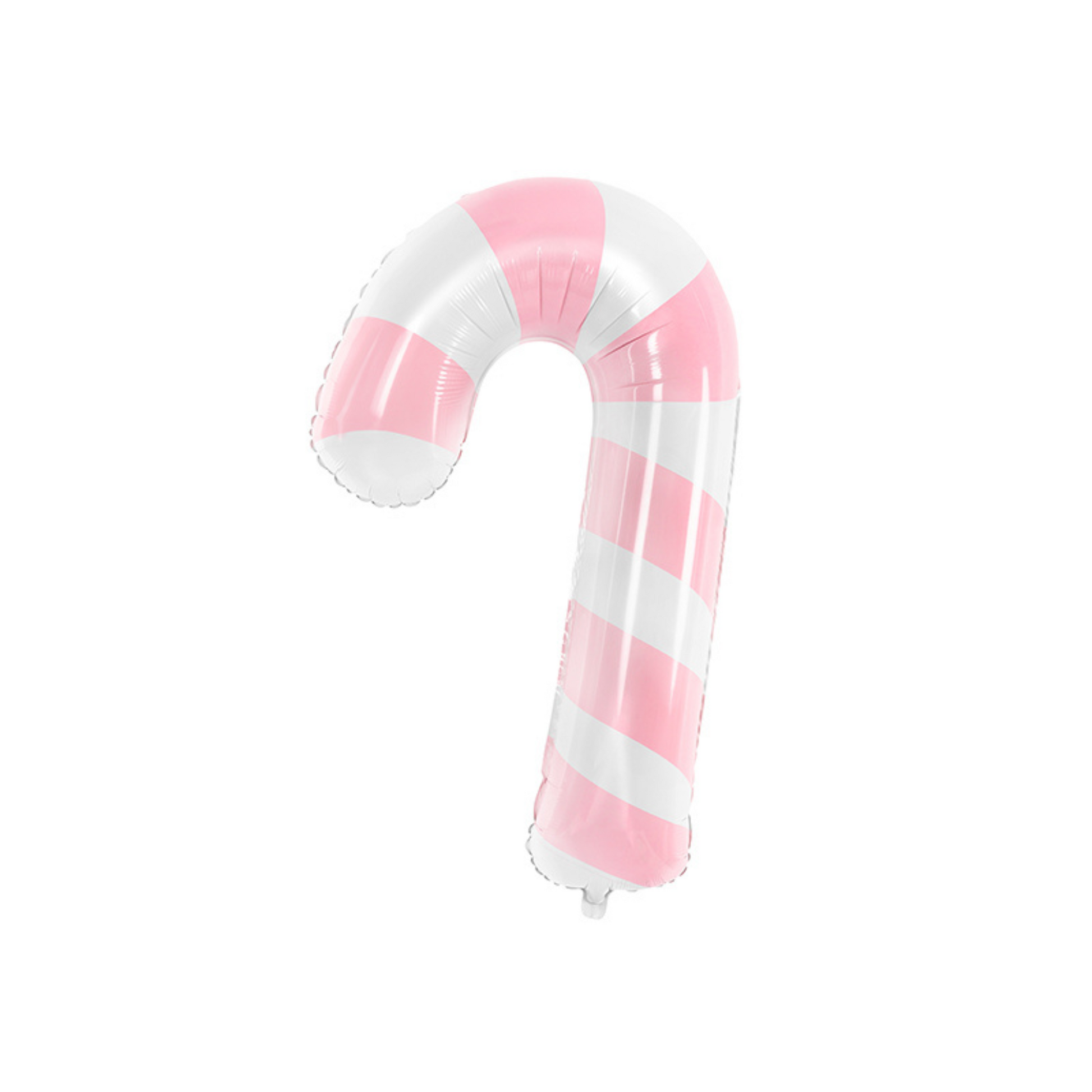 pink candy cane foil balloon