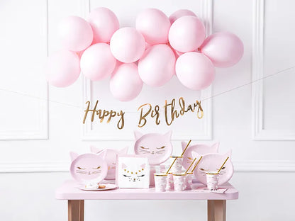 pink cat birthday inspo