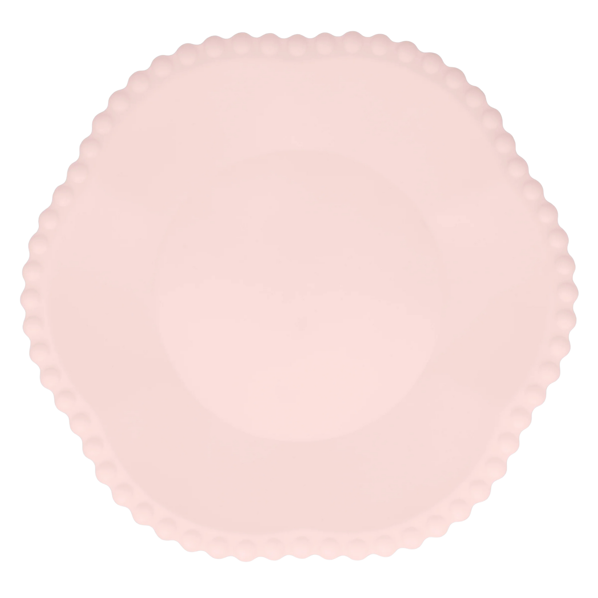 pink decorative edge compostable dinner plates - pack of 8 meri meri 