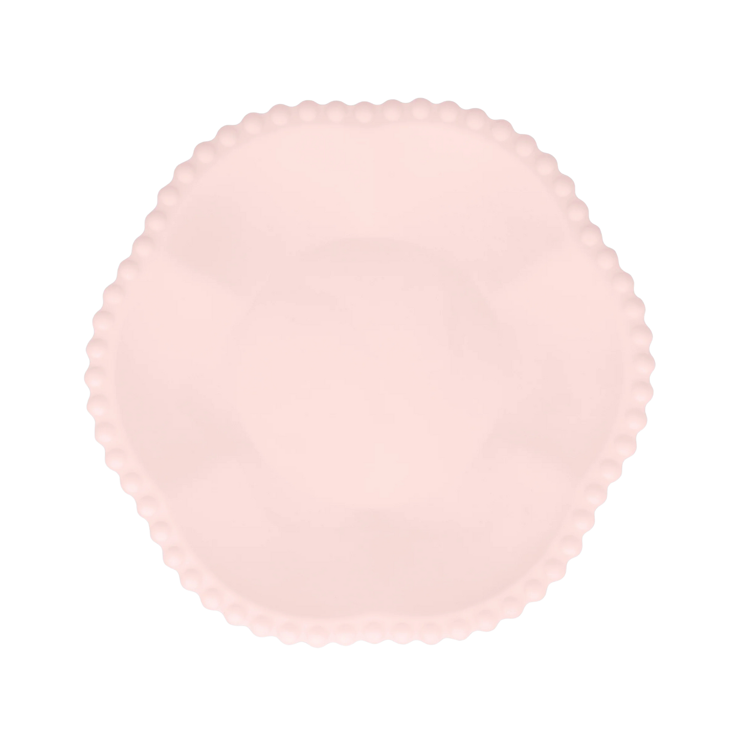 pink dot edged flower compostable side plates by meri meri pack of 8 