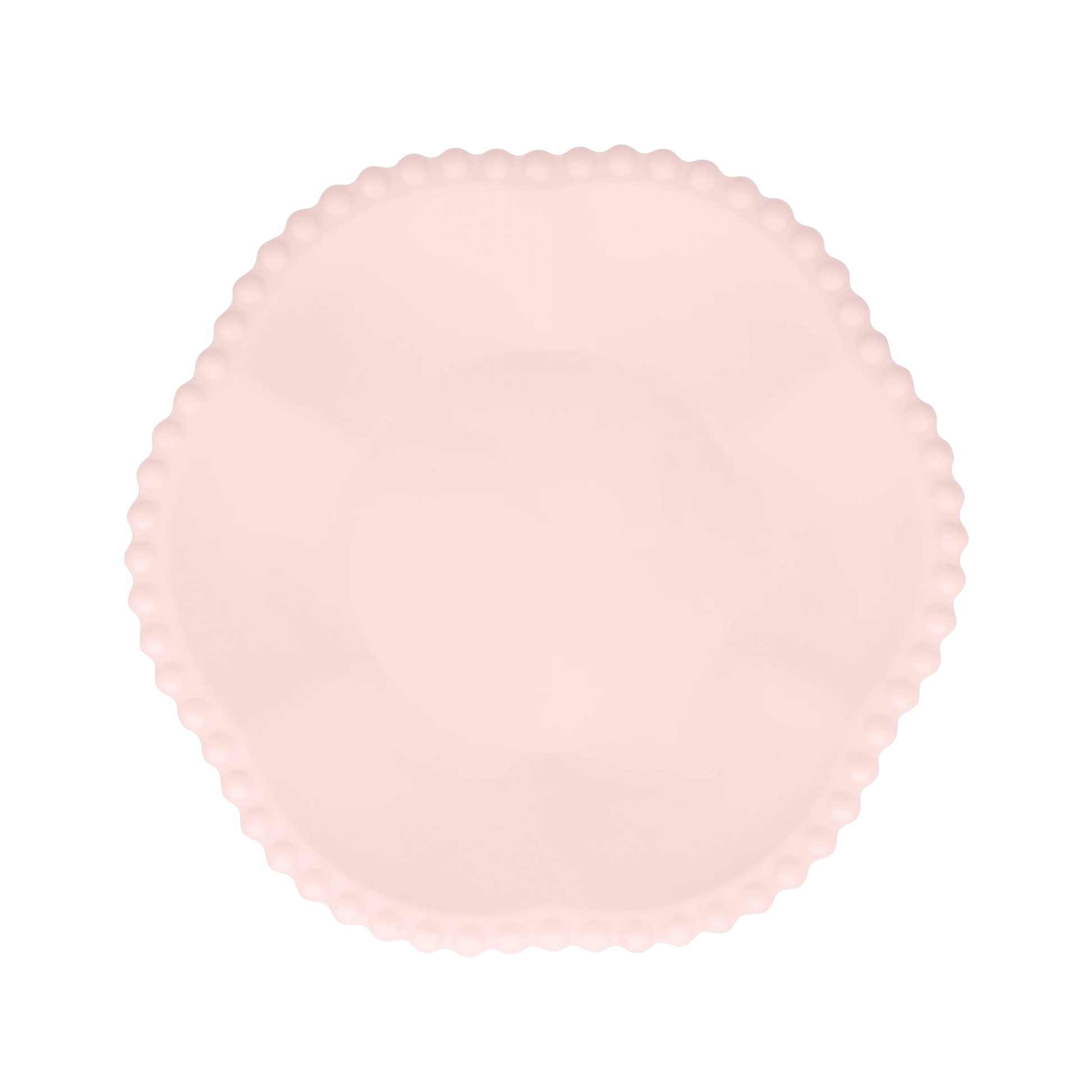 pink dot edged flower compostable side plates by meri meri pack of 8 