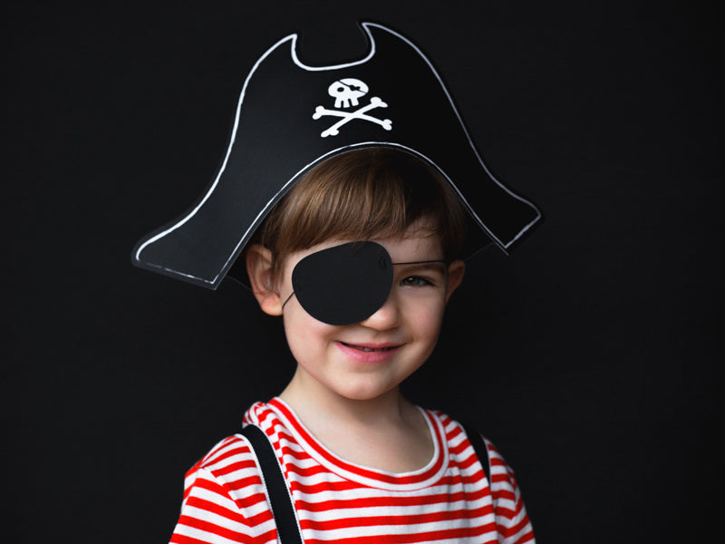 pirate hat and eye patch for kids dress up
