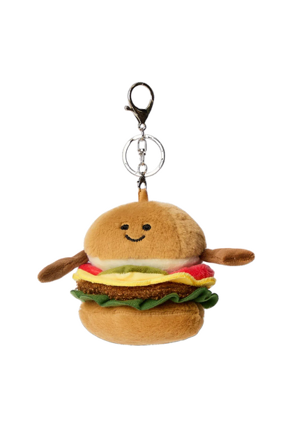 PLUSH BURGER KEYCHAIN CHARM