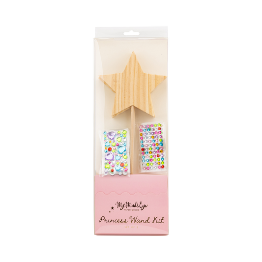 Star-shaped wooden DIY wand kit- set of 3 