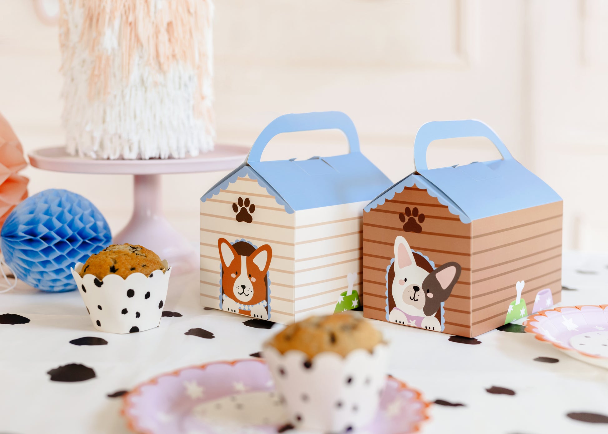 DOGHOUSE FAVOUR BOXES – CONFETTIMYPARTY