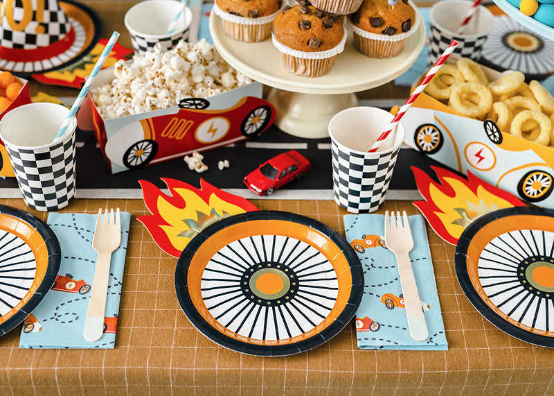 race car birthday party supplies