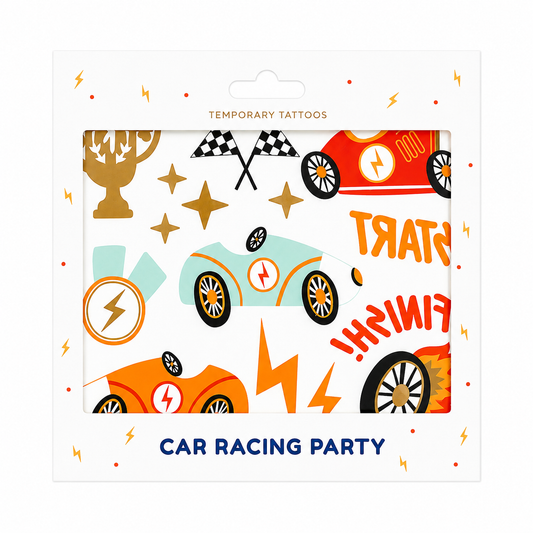 RACE CAR TEMPORARY TATTOOS