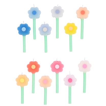 RAINBOW DAISY CANDLES BY MERI MERI