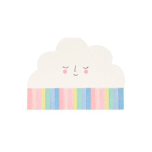 RAINBOW SUN CLOUD NAPKINS BY MERI MERI