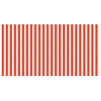 Classic red and white striped tablecloth by Meri Meri, available in Toronto and shipping across Canada.