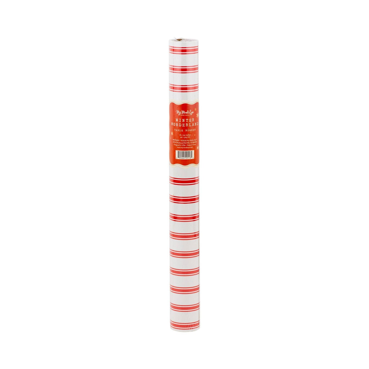 RED STRIPED TABLE RUNNER