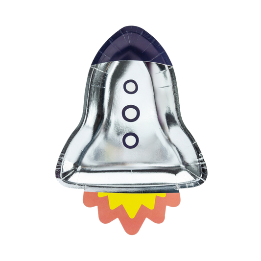 ROCKET SHIP PARTY PLATES