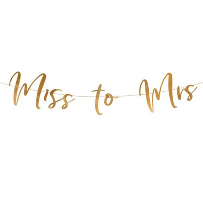rose gold miss to mrs banner