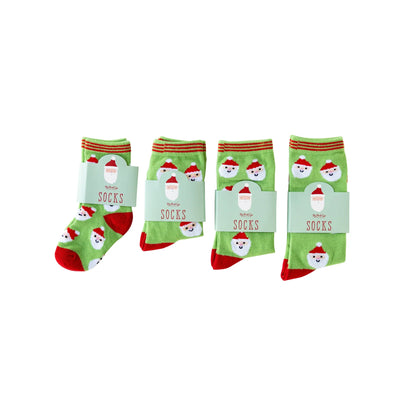 WHIMSY SANTA SCATTER SOCKS