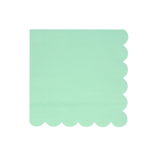 sea foam green large dinner napkins by  meri meri 