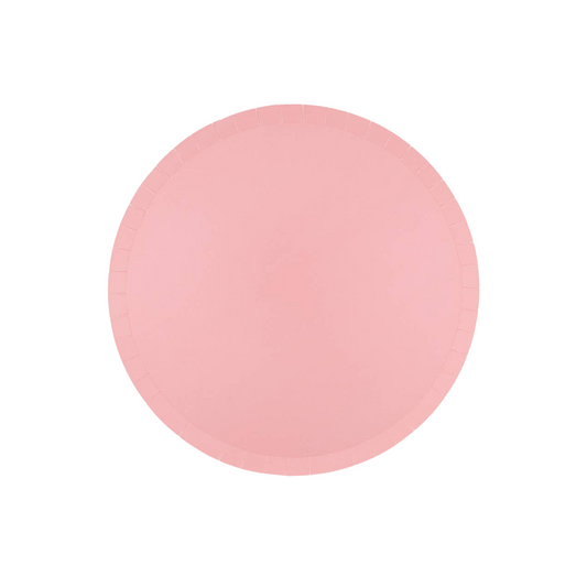 Shades Dinner Plate in solid amaranth pink, available in Toronto and shipping across Canada.