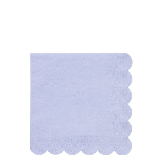 LARGE SOFT LILAC NAPKINS BY MERI MERI