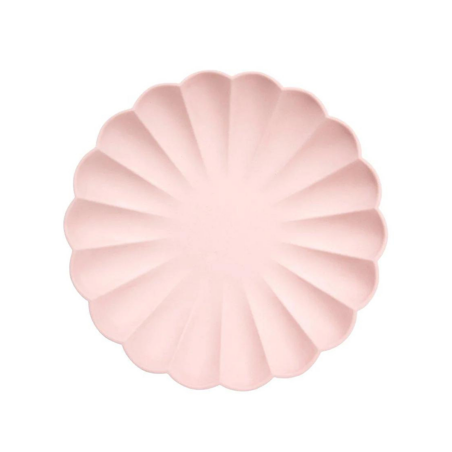 small soft pink bamboo plate