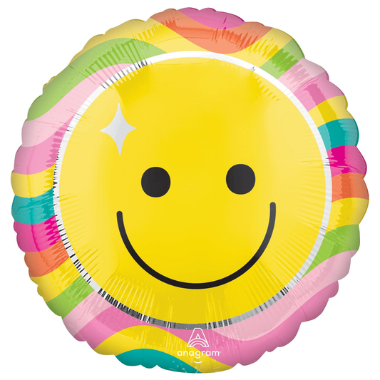 SMILEY FACE FOIL BALLOON