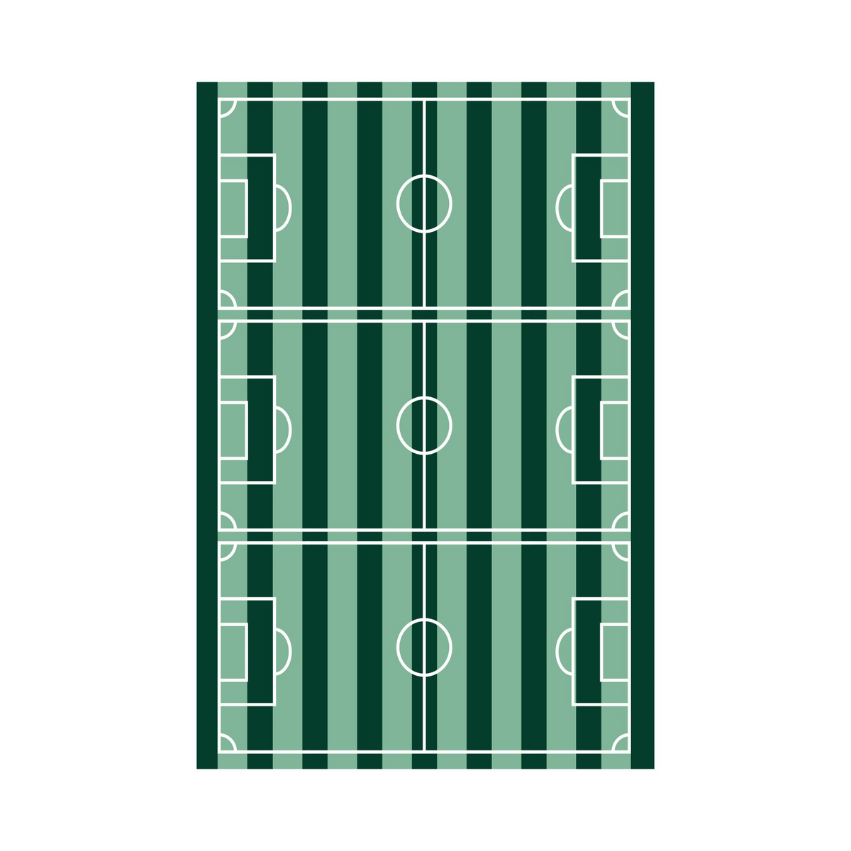 SOCCER FIELD TABLECLOTH