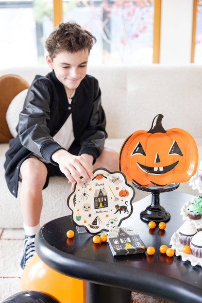 SPOOKY ICONS HALLOWEEN PAPER PLATES