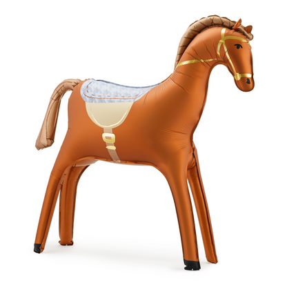 Farm theme horse foil balloon, available in Toronto and shipping across Canada