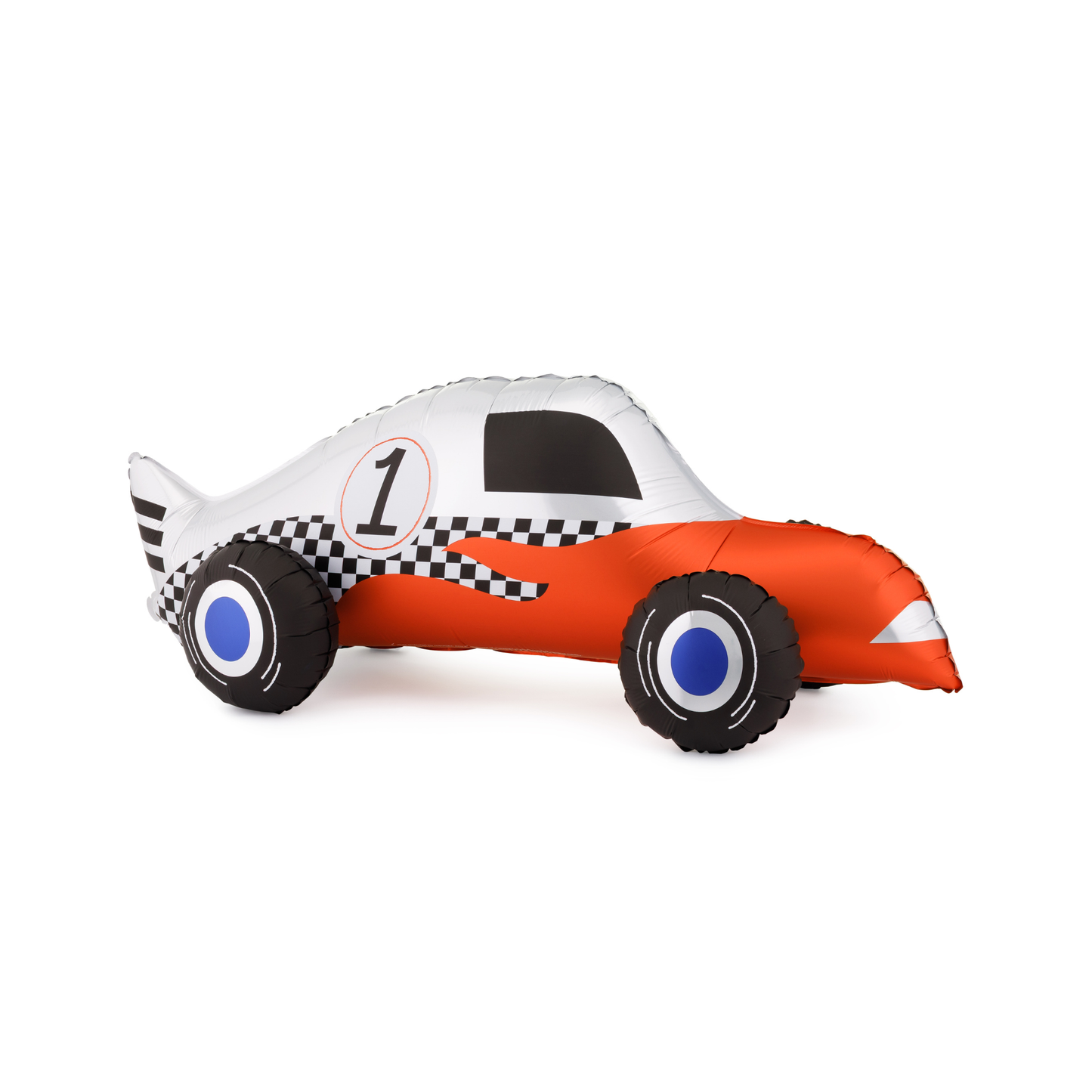 STANDING RACING CAR FOIL BALLOON