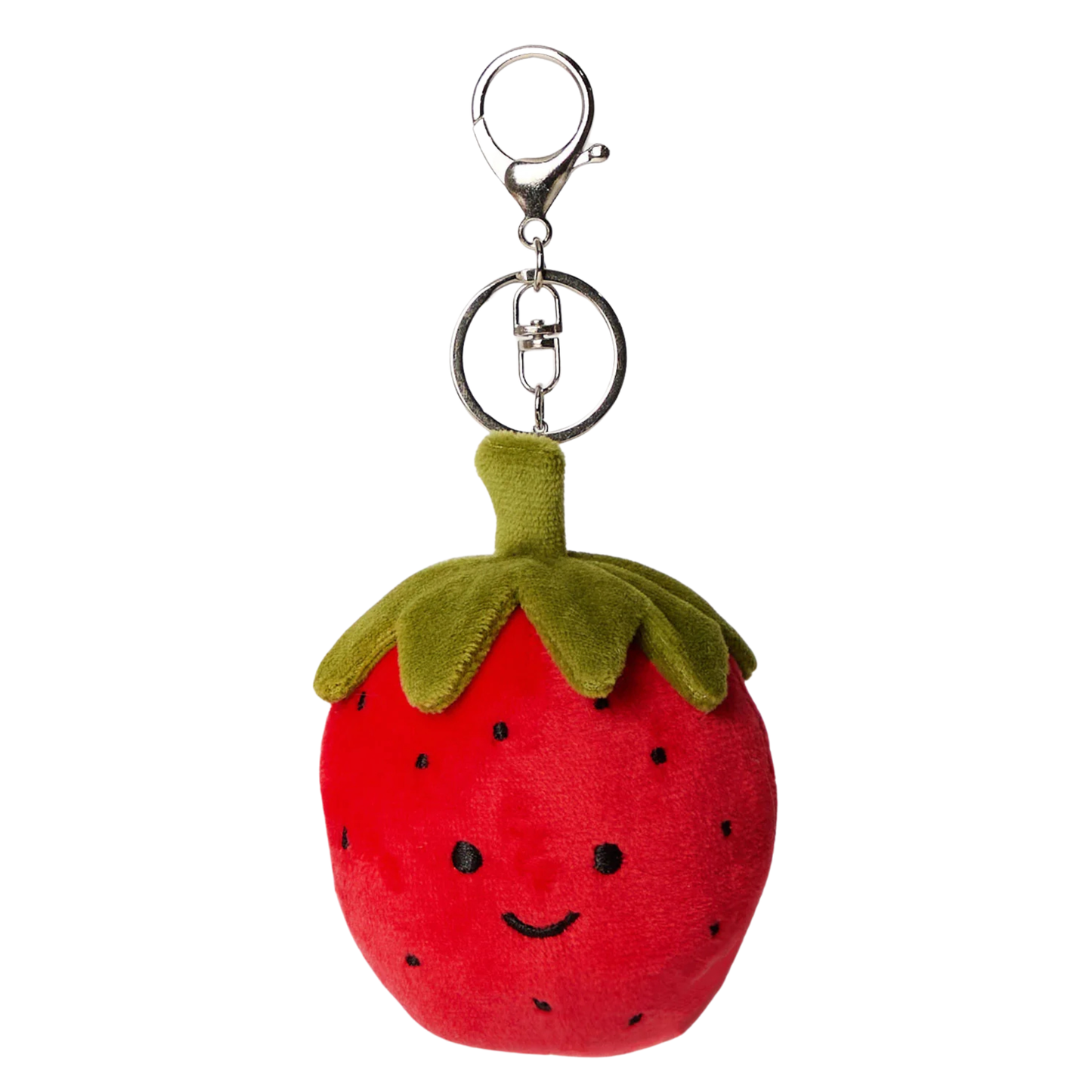 PLUSH STRAWBERRY KEYCHAIN CHARM