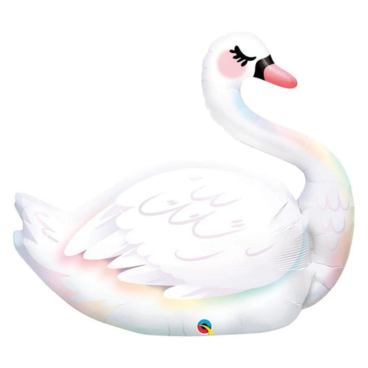 swan foil balloon