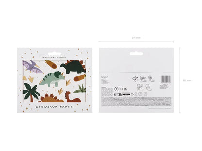 DINOSAUR TEMPORARY TATTOOS