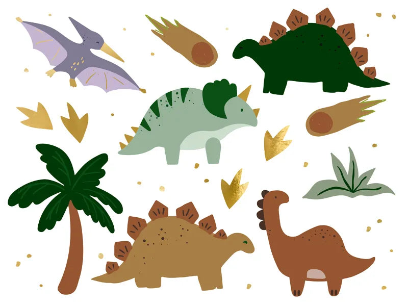 DINOSAUR TEMPORARY TATTOOS
