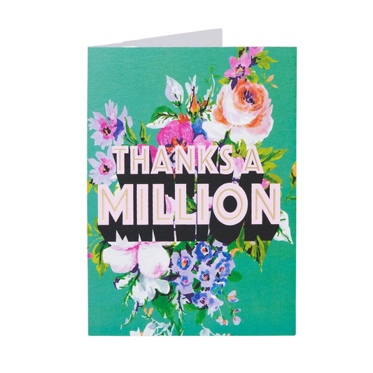 THANKS A MILLION GREETING CARD
