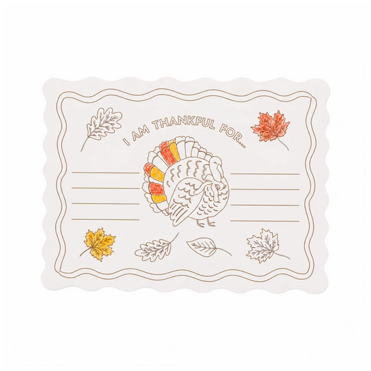 THANKSGIVING COLOURING PAPER PLACEMATS