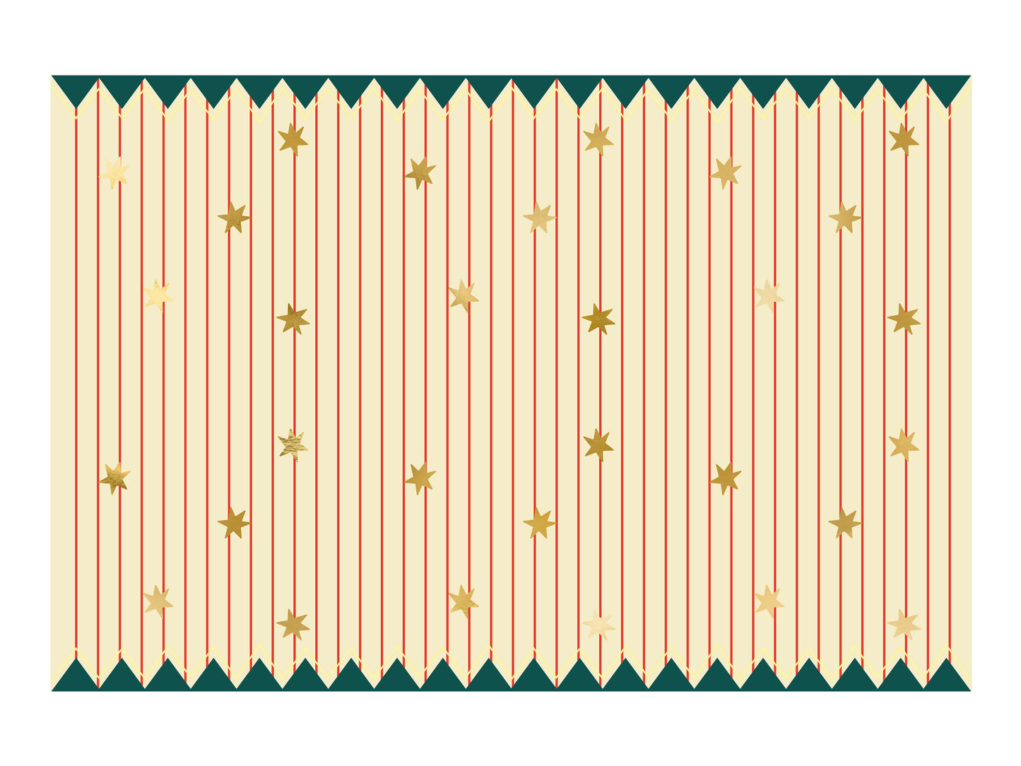 think stripes and stars paper tablecloth 