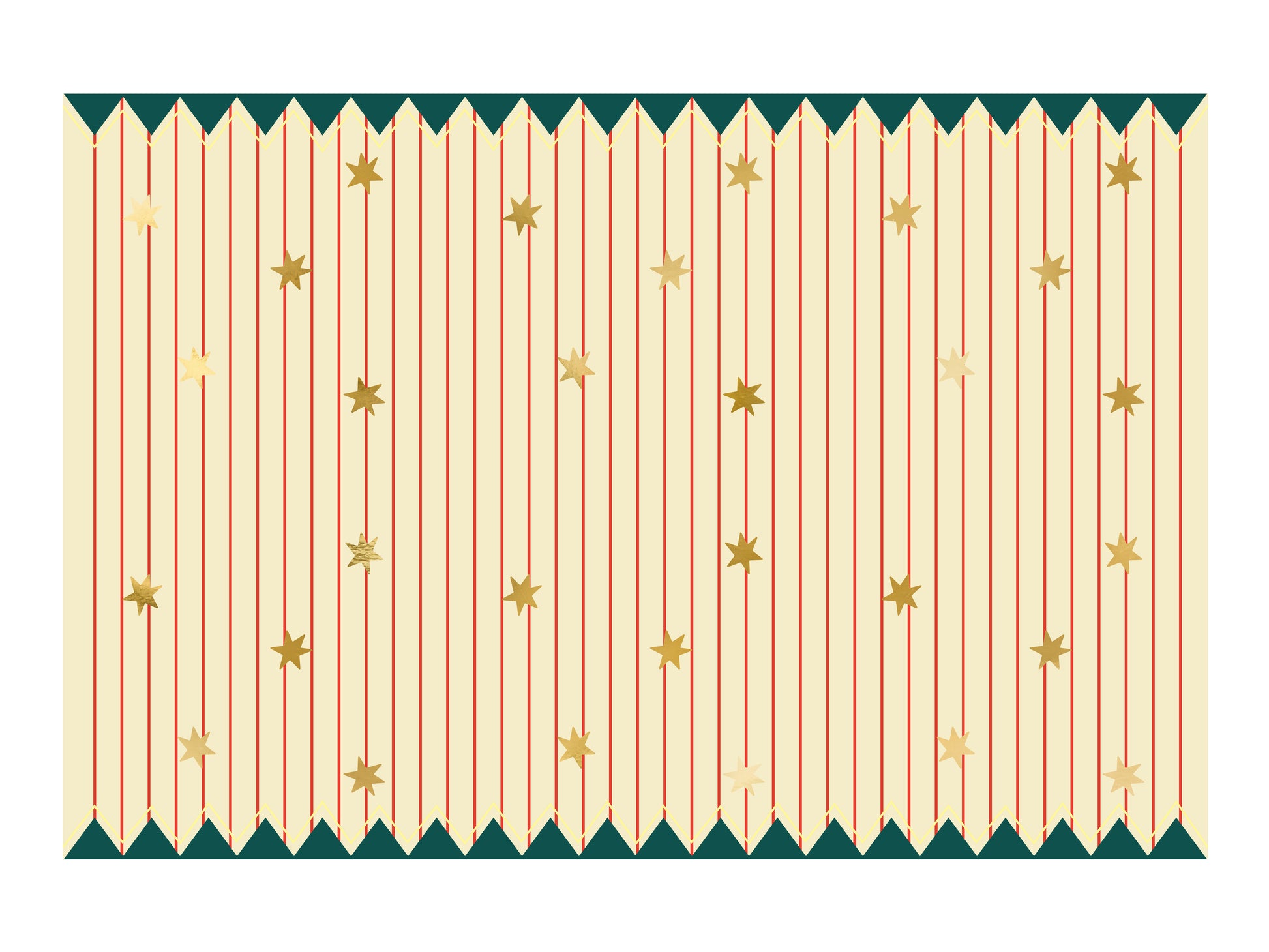 think stripes and stars paper tablecloth 