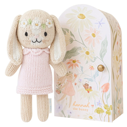 tiny Hannah the bunny by Cuddle + Kind canada