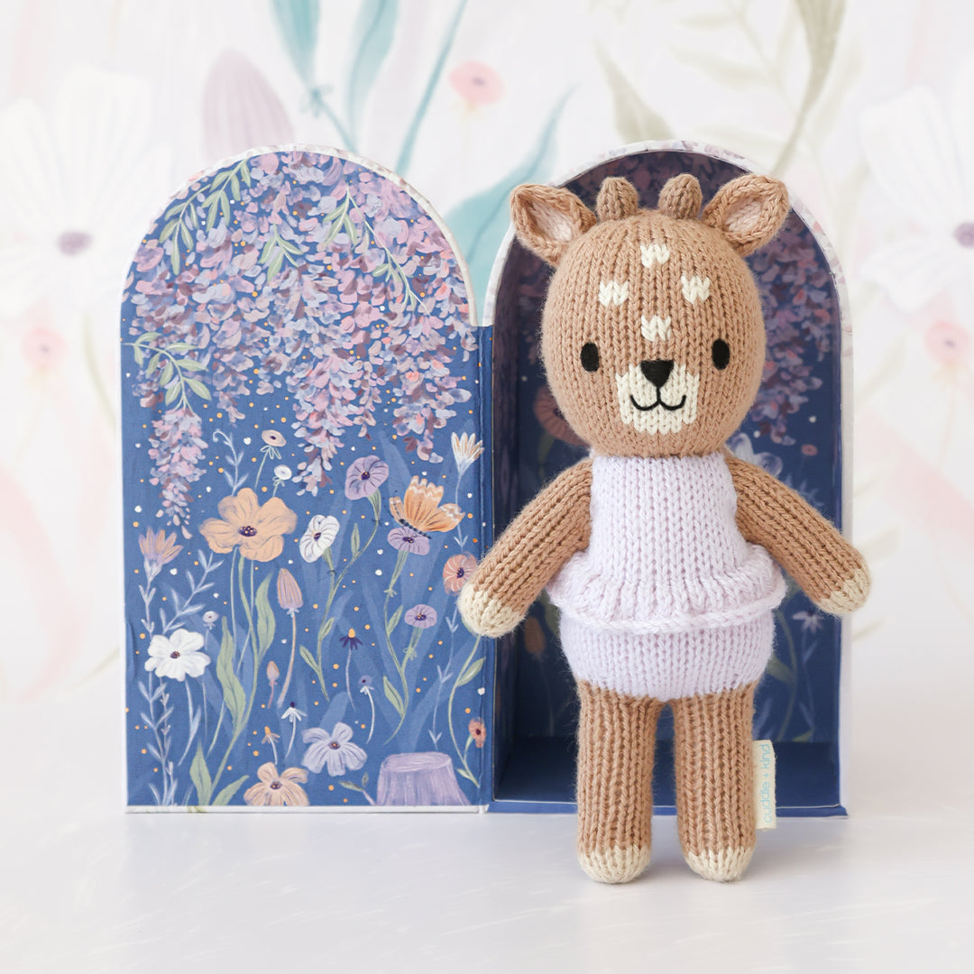 TINY VIOLET THE FAWN BY CUDDLE + KIND