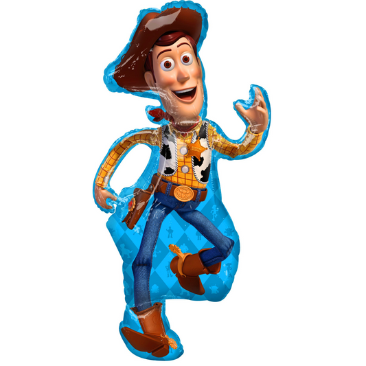toy story woody foil balloon single sided 22 x 44 inches