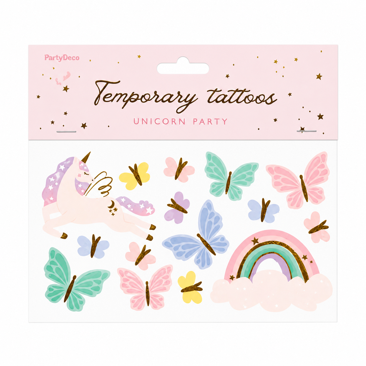 UNICORN TEMPORARY TATTOO SET