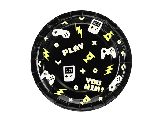 VIDEO GAME PAPER PLATES