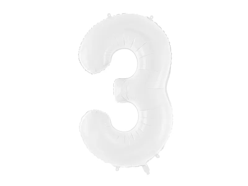 34" WHITE FOIL NUMBERS