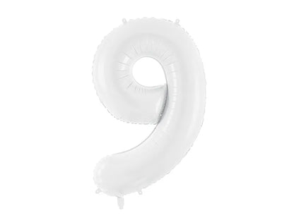34" WHITE FOIL NUMBERS
