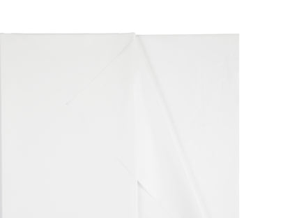 WHITE PLASTIC TABLECLOTH