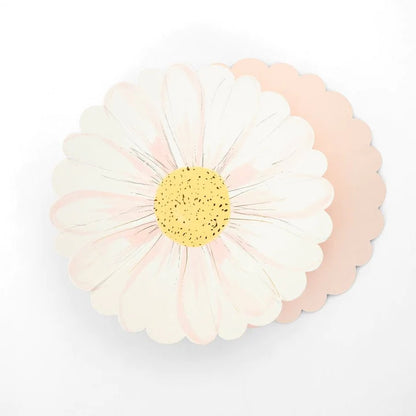 wild daisy plates front and back