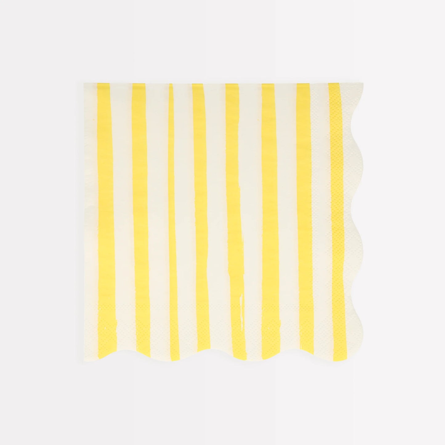 yellow stripe dinner napkins by meri meri