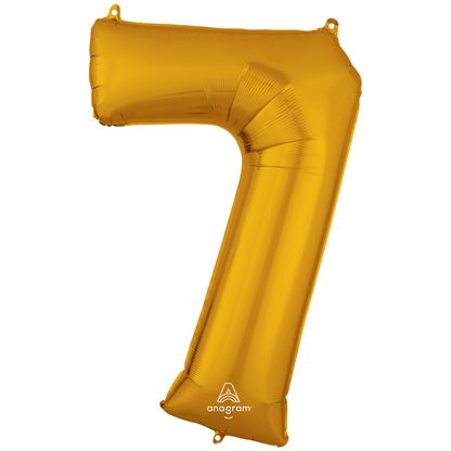 34" GOLD ANAGRAM FOIL NUMBERS