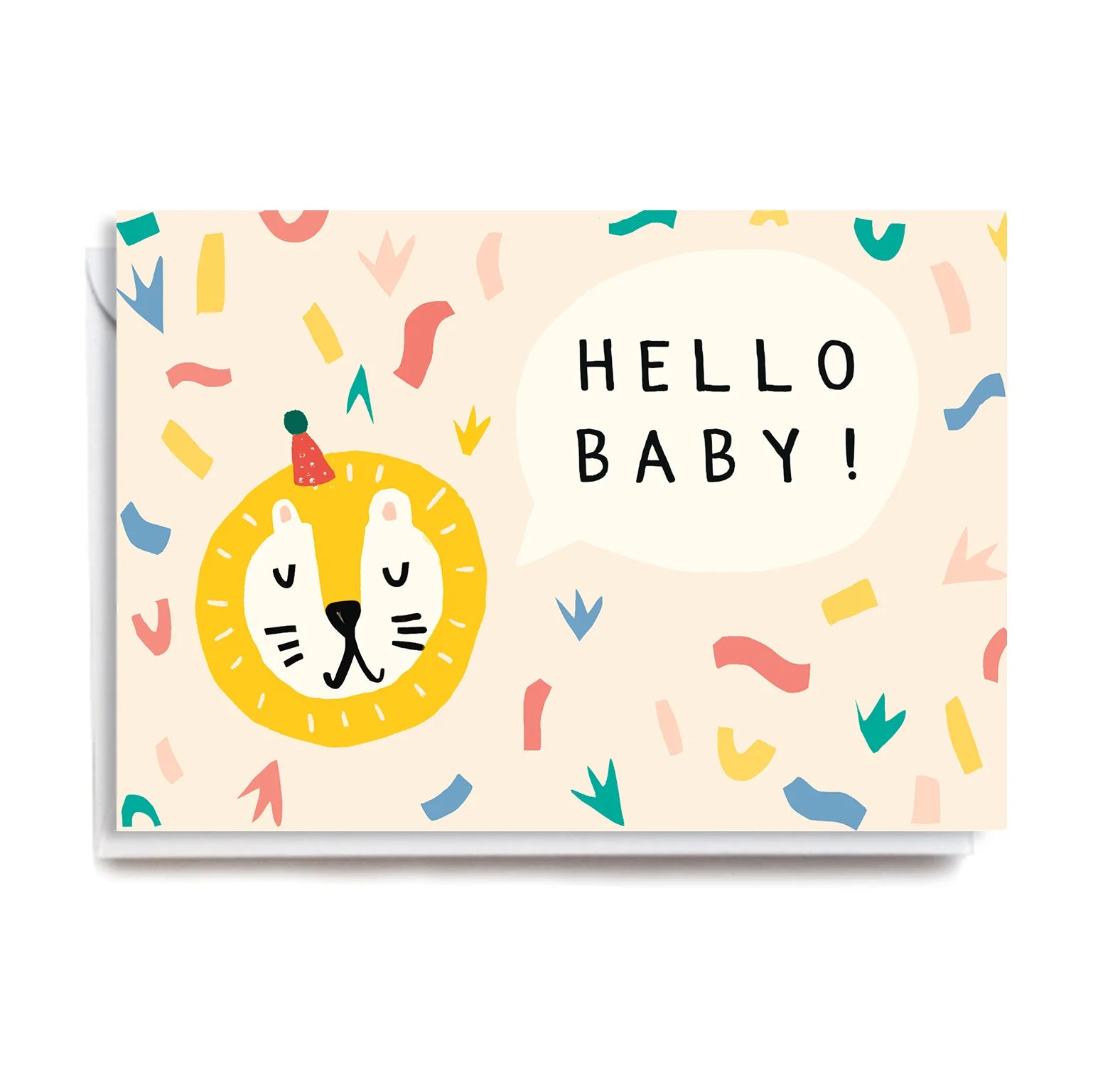 Hello Neonate HELLO BABY GREETING CARD – CONFETTIMYPARTY